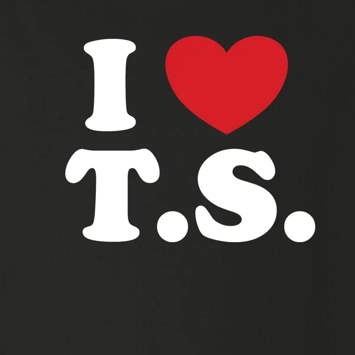 I Love T.S. I Heart T.s. Toddler Long Sleeve Shirt