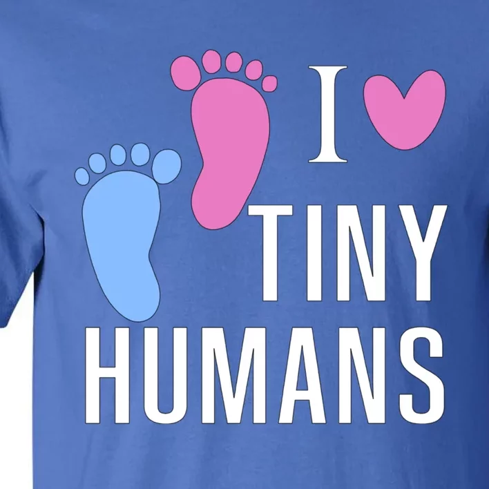 I Love Tiny Hu Cute Feet Lover Gift Tall T-Shirt