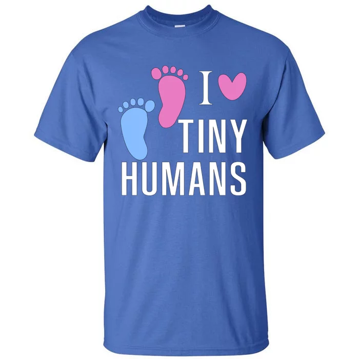 I Love Tiny Hu Cute Feet Lover Gift Tall T-Shirt