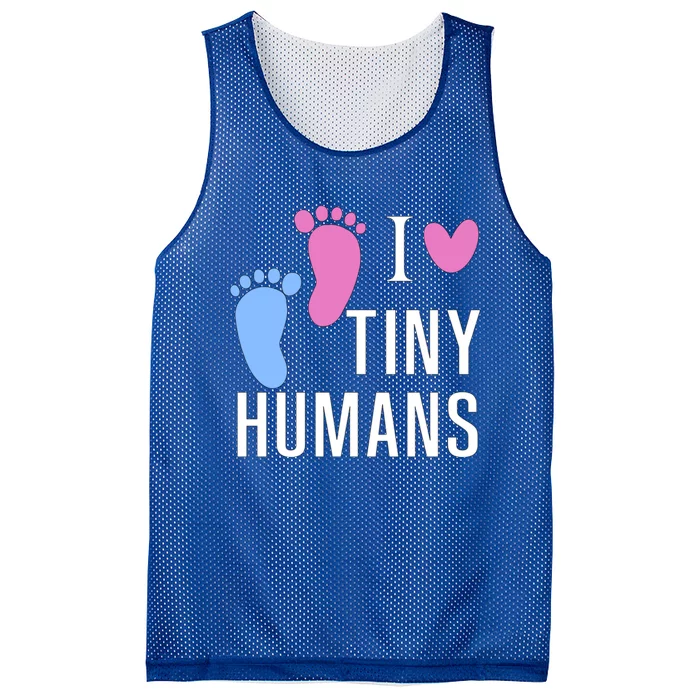 I Love Tiny Hu Cute Feet Lover Gift Mesh Reversible Basketball Jersey Tank