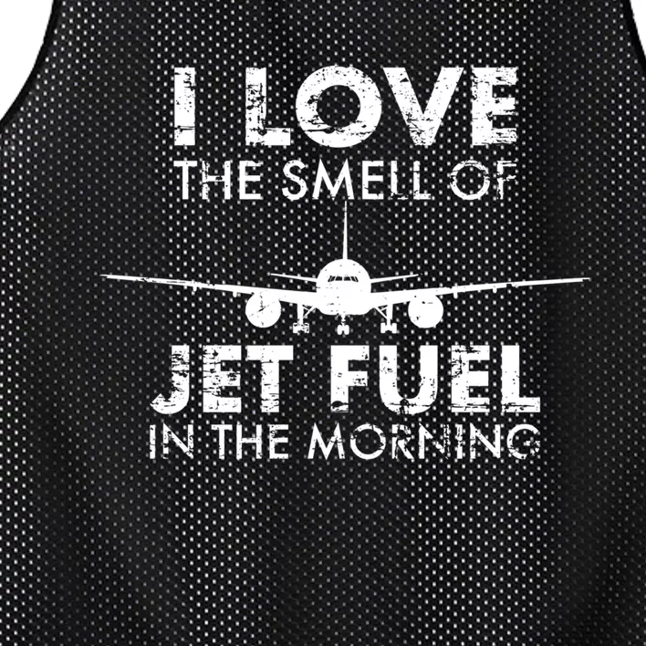 I Love The Smell Of Jet Fuel In The Morning Rc Pilot Gift Mesh Reversible Basketball Jersey Tank