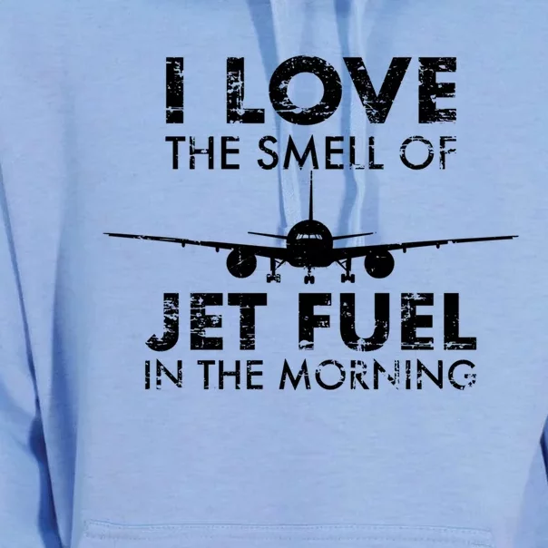 I Love The Smell Of Jet Fuel In The Morning Rc Pilot Gift Unisex Surf Hoodie