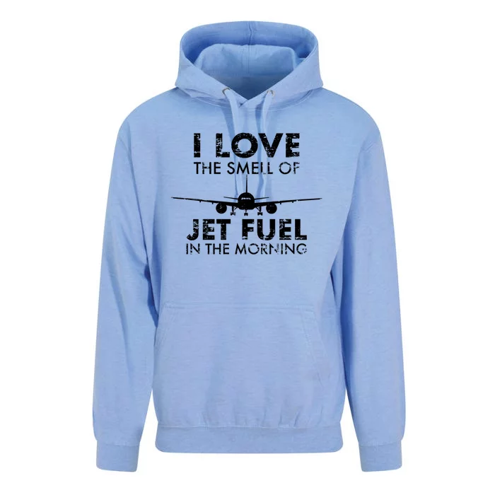 I Love The Smell Of Jet Fuel In The Morning Rc Pilot Gift Unisex Surf Hoodie