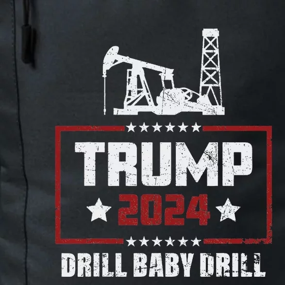 I Love Trump 2024 Drill Baby Drill Daily Commute Backpack