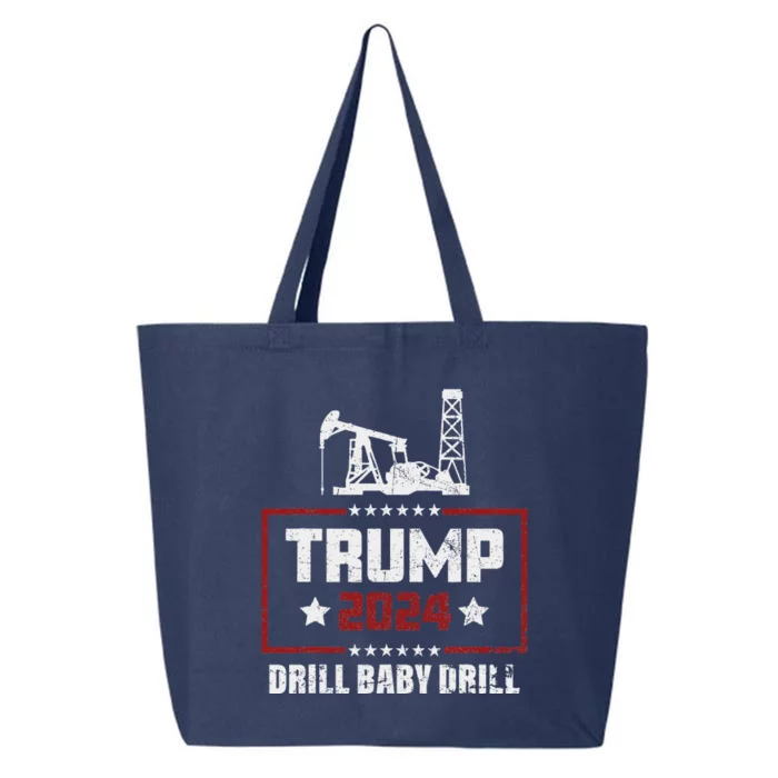 I Love Trump 2024 Drill Baby Drill 25L Jumbo Tote