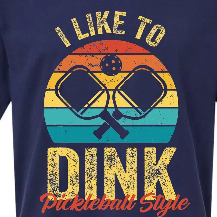 I Like To Dink Pickleball Sueded Cloud Jersey T-Shirt