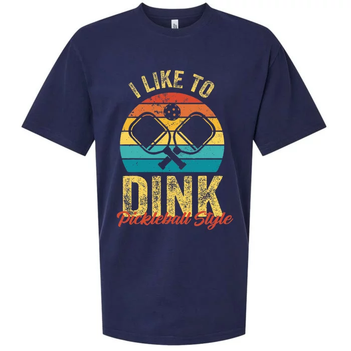 I Like To Dink Pickleball Sueded Cloud Jersey T-Shirt