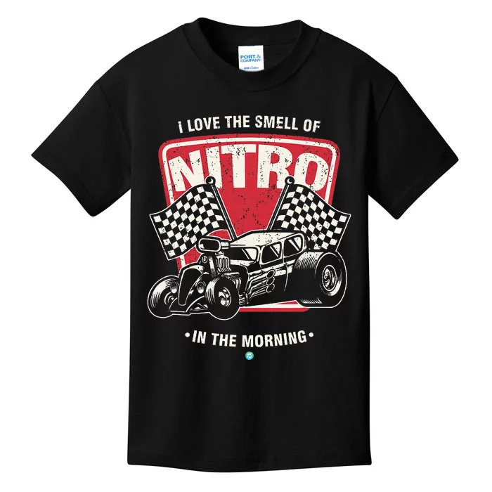 I Love The Smell Of Nitro In The Morning Drag Kids T-Shirt