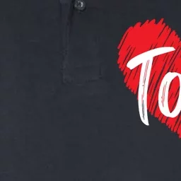 I Love Tori Heart First Name Tori Softstyle Adult Sport Polo