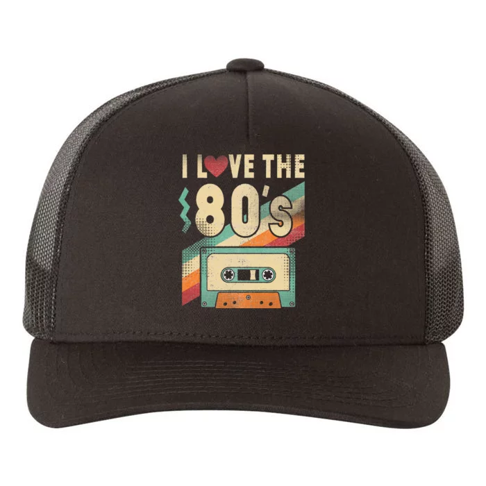 I Love The 80s 80s Vintage Clothes For Women And Men Yupoong Adult 5-Panel Trucker Hat