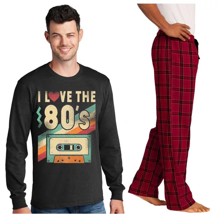 I Love The 80s 80s Vintage Clothes For Women And Men Long Sleeve Pajama Set