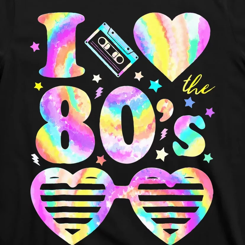 I love The 80'S 80's 90's costume Party T-Shirt