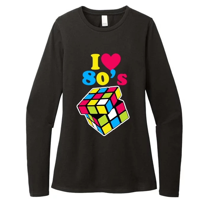 I Love The 80S Girl Womens CVC Long Sleeve Shirt