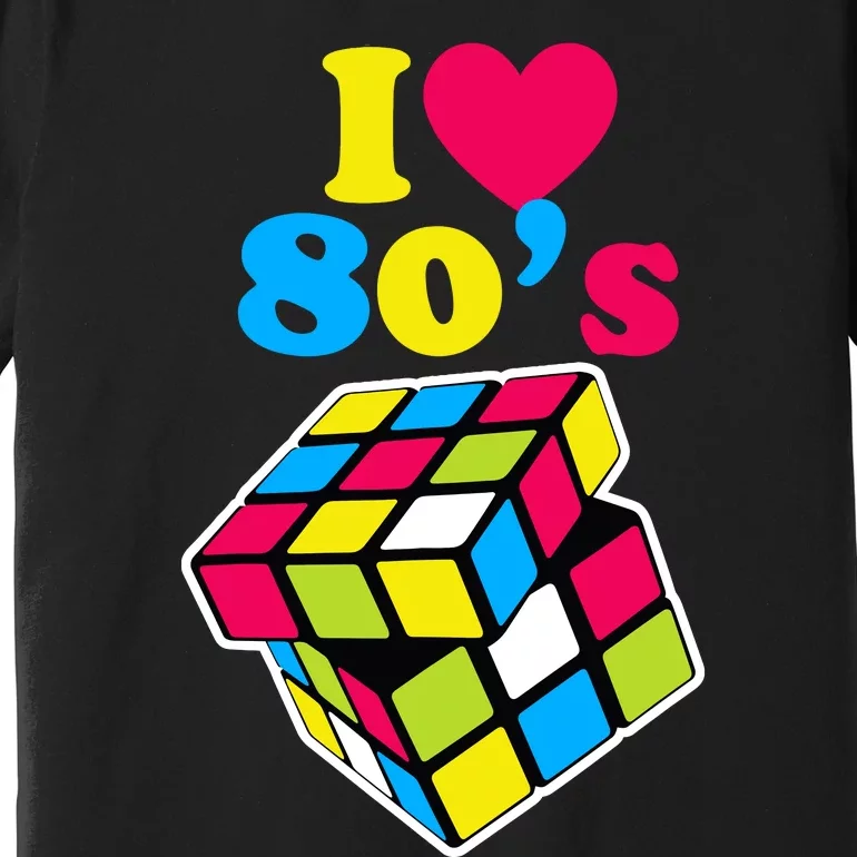 I Love The 80S Girl Premium T-Shirt