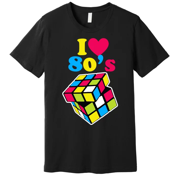 I Love The 80S Girl Premium T-Shirt