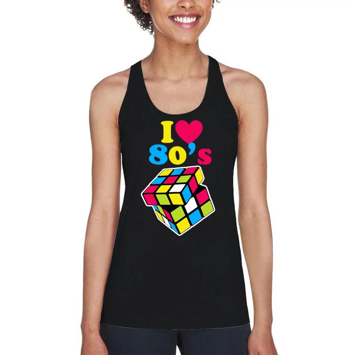 I Love The 80S Girl Women's Racerback Tank