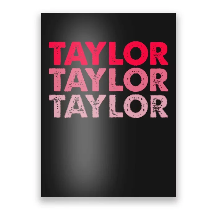 I Love Taylor Poster