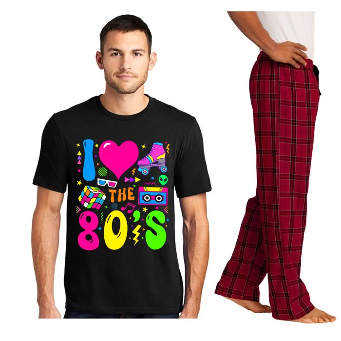 I Love The 80S Party 1980s Themed Costume 80s Theme Outfit Pajama Set