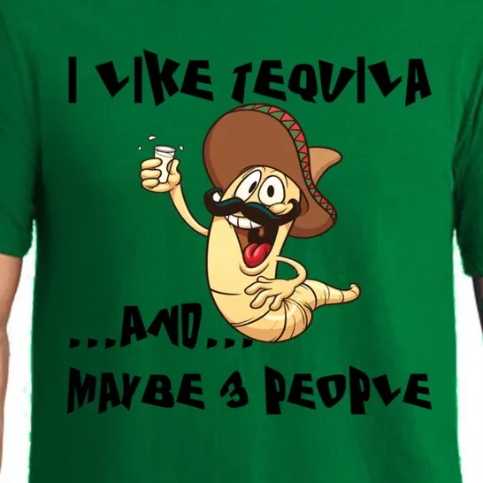 I Like Tequila And Maybe Three People Tequila Lover Er Gift Pajama Set