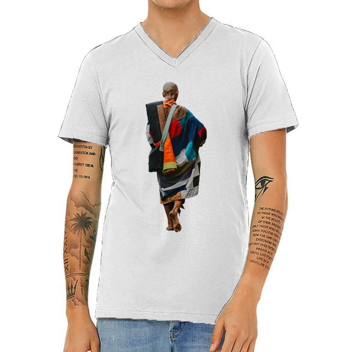 I Love Thich Minh Tue Buddha Vietnam Vietnamese V-Neck T-Shirt