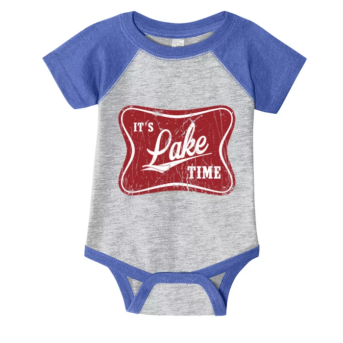 ItS Lake Time Lake Camper Life Likes Fishing Gift Infant Baby Jersey Bodysuit