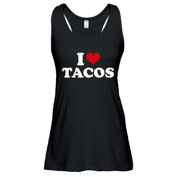 I Love Tacos Ladies Essential Flowy Tank