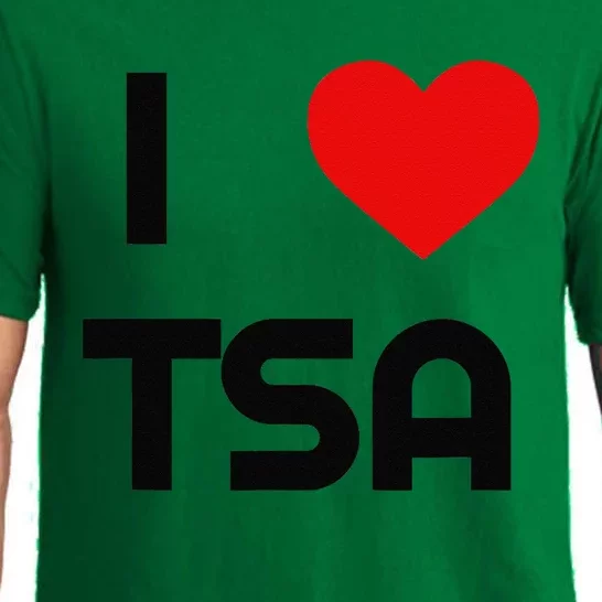 I Love The Tsa. Airport Vacation Travel And Flying Humor Pajama Set