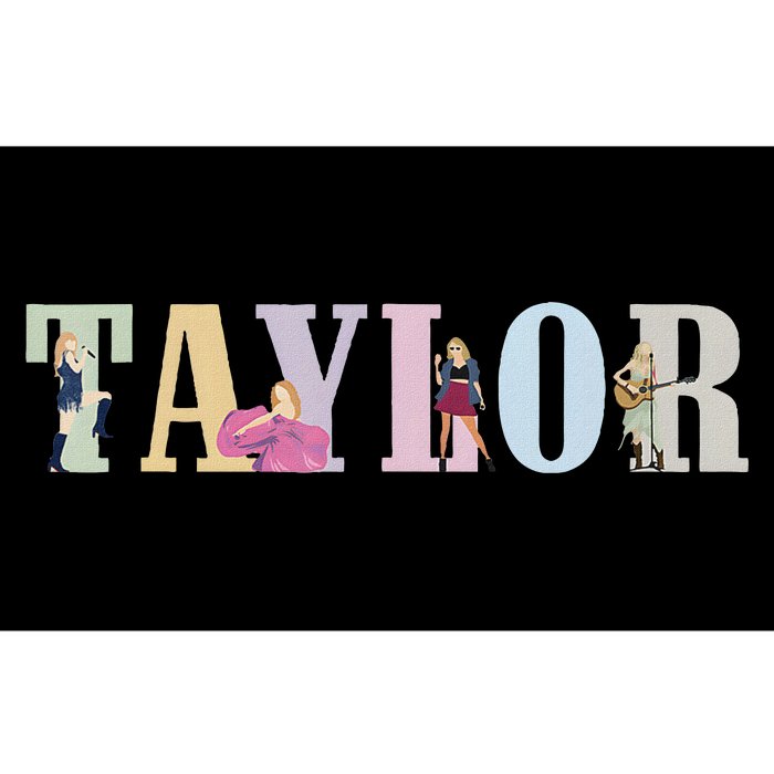 I Love Taylor 80S Groovy Vintage Bumper Sticker