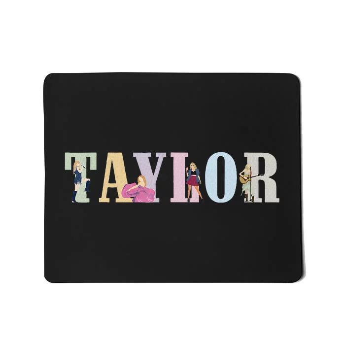 I Love Taylor 80S Groovy Vintage Mousepad