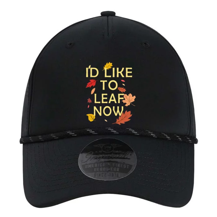 ID Like To Leaf Now Fall Autumn Performance The Dyno Cap