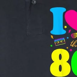 I Love The 80s Clothes For Women And Men Party Funny Softstyle Adult Sport Polo