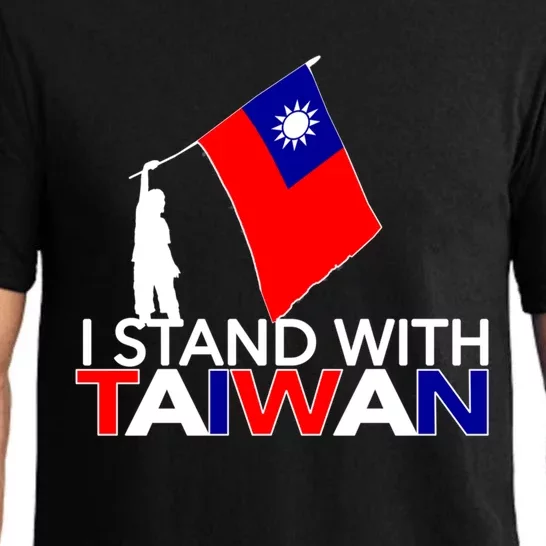 I Love Taiwan Flag Taiwanese Pride I Stand With Taiwan China Gift Pajama Set