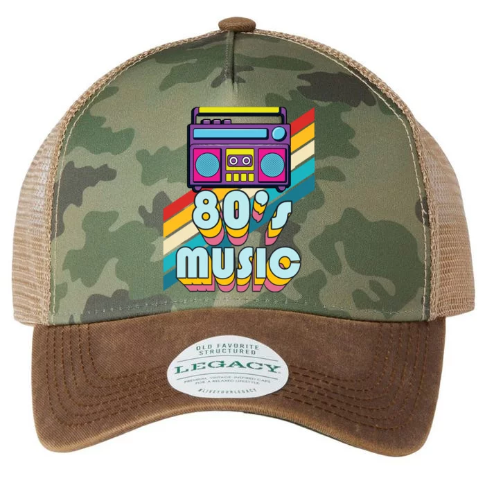 I Love The 80s Music Cute Gift Retro Vintage Eighties Style 1980 Gift Legacy Tie Dye Trucker Hat