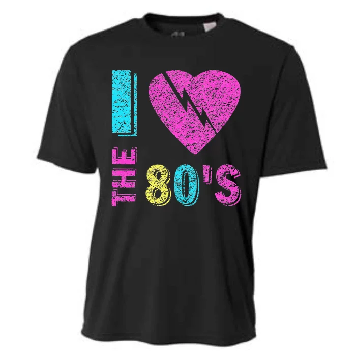 I Love The 80S 80s 90s Costume Party Cooling Performance Crew T-Shirt