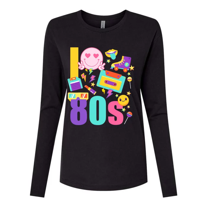 I Love The 80s Women 70s 80s Party Womens Cotton Relaxed Long Sleeve T-Shirt