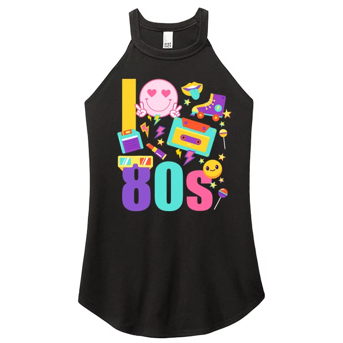 I Love The 80s Women 70s 80s Party Women’s Perfect Tri Rocker Tank