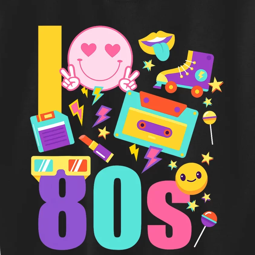 I Love The 80s Women 70s 80s Party Kids Sweatshirt