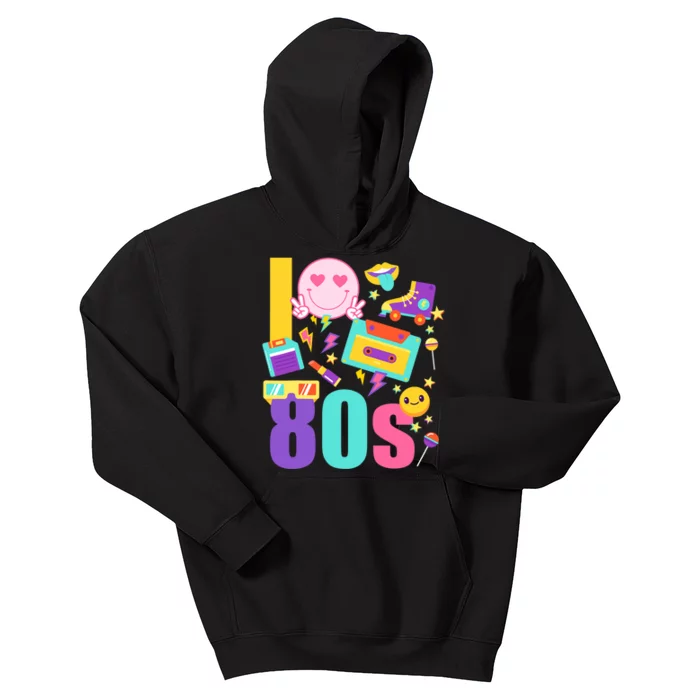 I Love The 80s Women 70s 80s Party Kids Hoodie