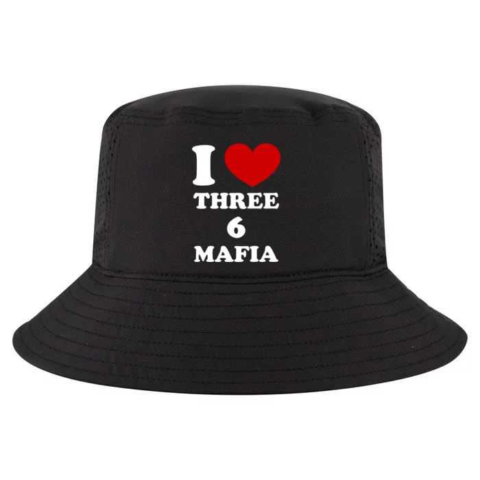 I Love Three 6 Mafia Limited Cool Comfort Performance Bucket Hat