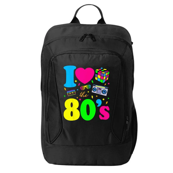 I Love The 80s Clothes For Women And Men Party Funny City Backpack