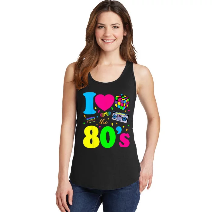 I Love The 80s Clothes For Women And Men Party Funny Ladies Essential Tank