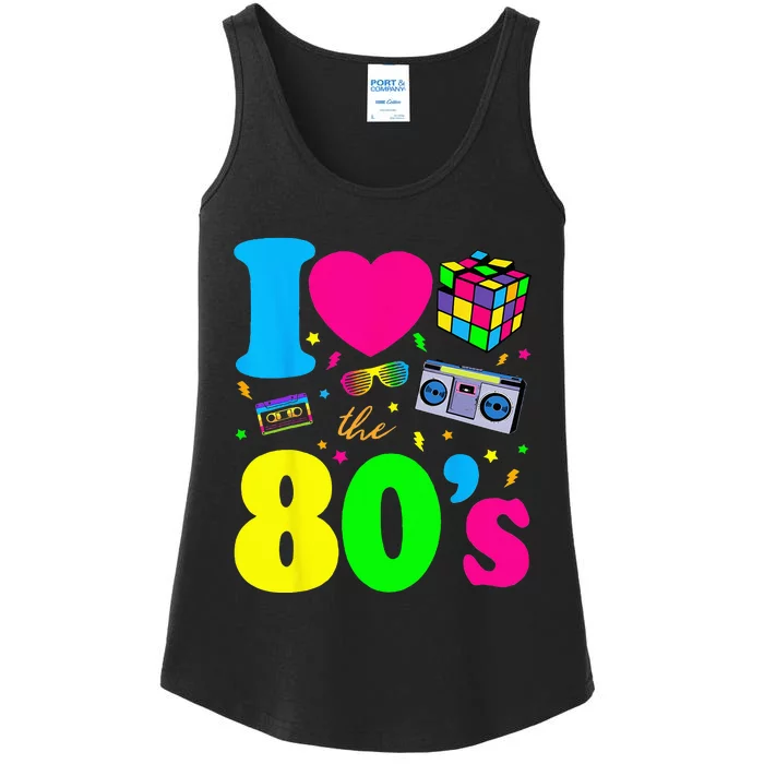 I Love The 80s Clothes For Women And Men Party Funny Ladies Essential Tank