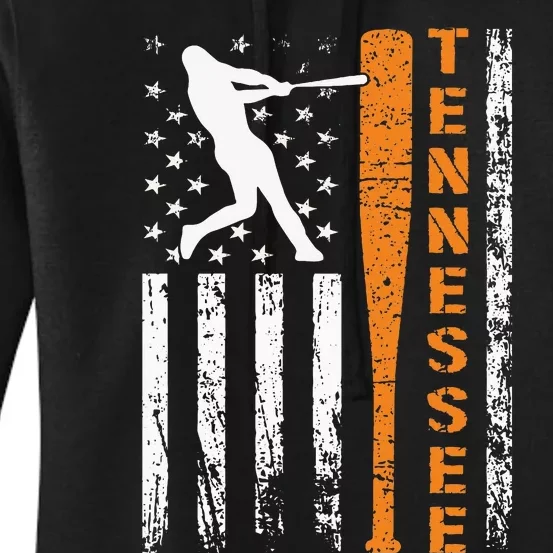 I Love Tennessies Souvenir Tennessies Us Flag Women's Pullover Hoodie