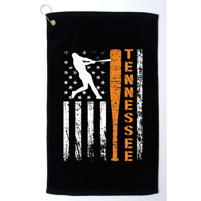 I Love Tennessies Souvenir Tennessies Us Flag Platinum Collection Golf Towel