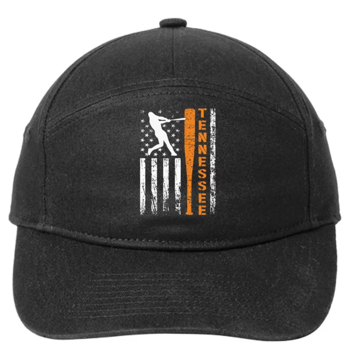 I Love Tennessee Souvenir Tennessee Us Flag Outfit 2024 7-Panel Snapback Hat