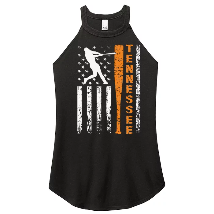 I Love Tennessee Souvenir Tennessee Us Flag Outfit 2024 Women’s Perfect Tri Rocker Tank