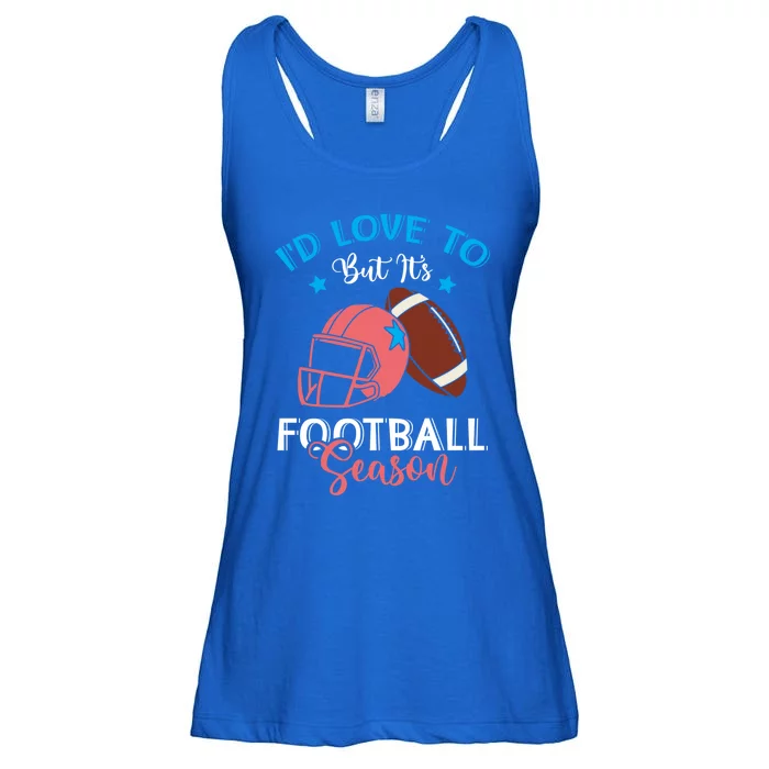 I'd Love To But It's Football Season American Football Mom Gift Ladies Essential Flowy Tank