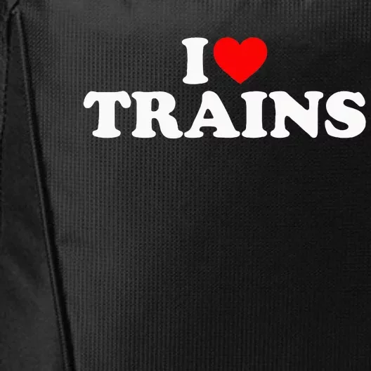 I Love Trains City Backpack