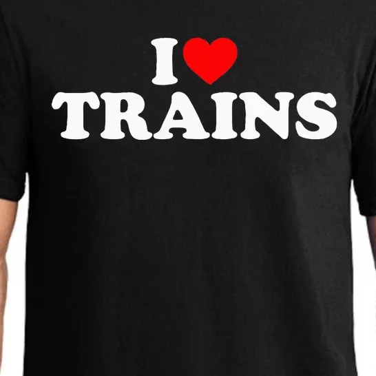 I Love Trains Pajama Set