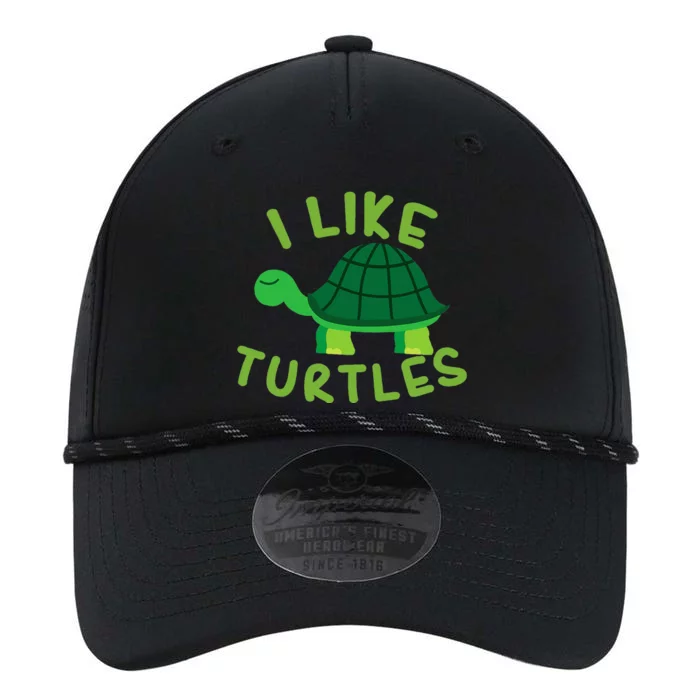 I Like Turtles Tortoise Sea Animal Funny Gift Performance The Dyno Cap